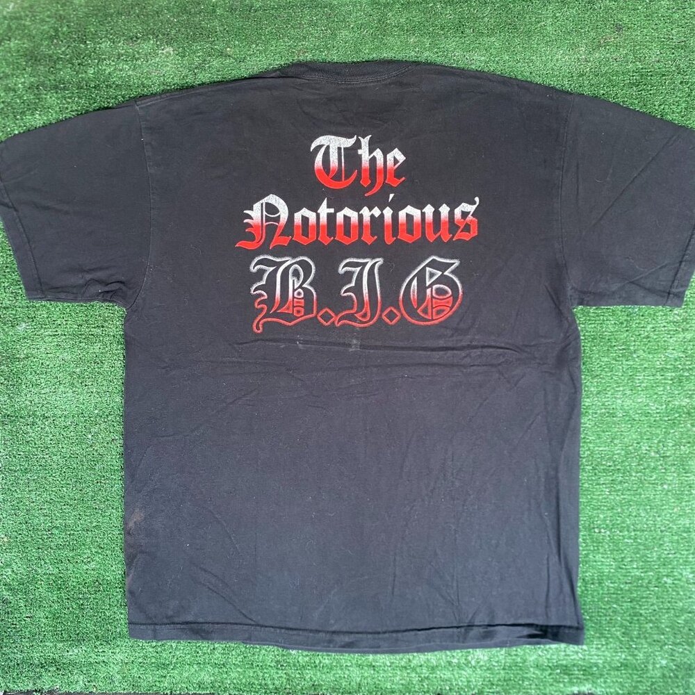 Vintage Y2K Notorious B.I.G. Shirt Biggie Smalls Rap Tee